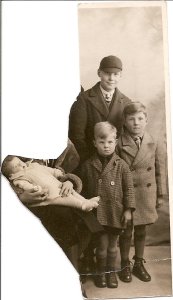 Denis, Dennis, David and Joan 6 April 1931